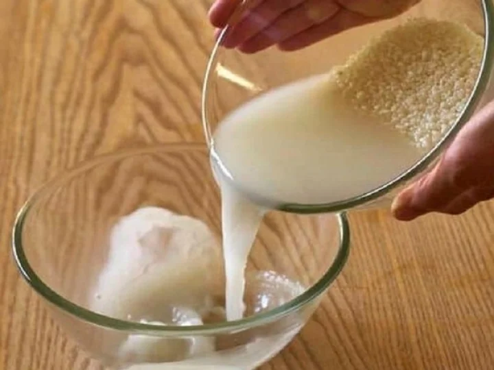Rice wash water
