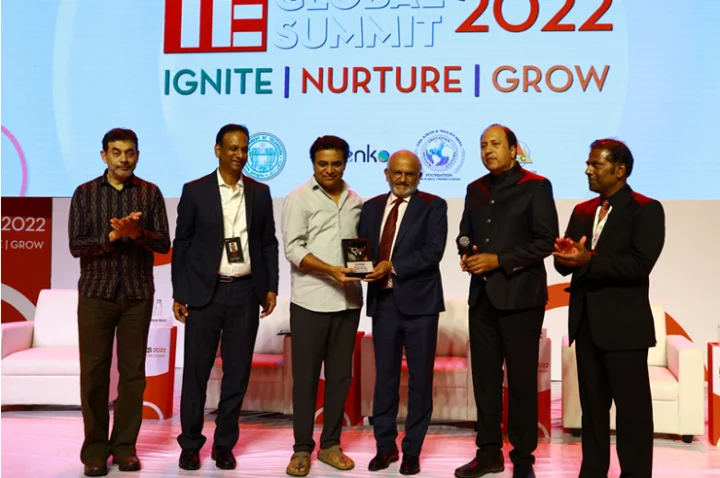 Jayesh Ranjan, Suresh Raju, KT Rama Rao, Shantanu Narayen, BJ Arun,  Murali Bukkapatnam