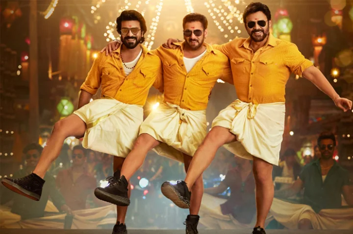Salman Khan, Ram Charan,  Venkatesh