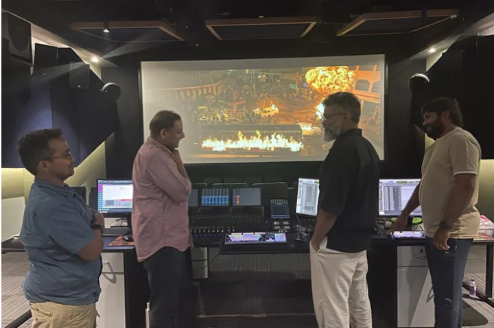 Sukumar pushpa2 edtting room