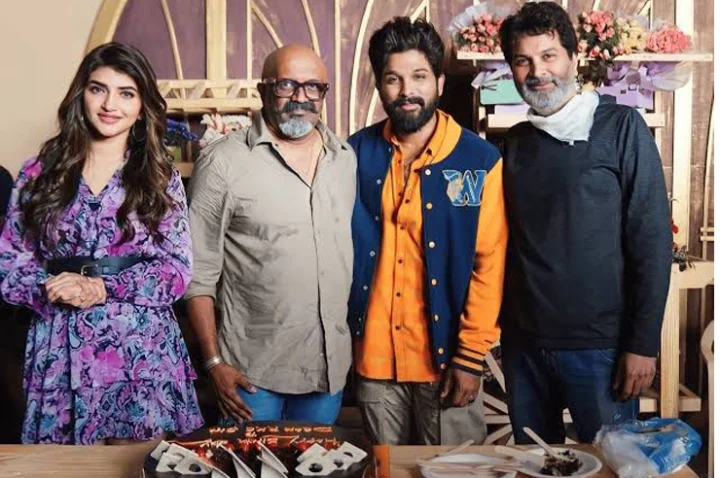 Allu Arjun, Srileela, Director Trivikram