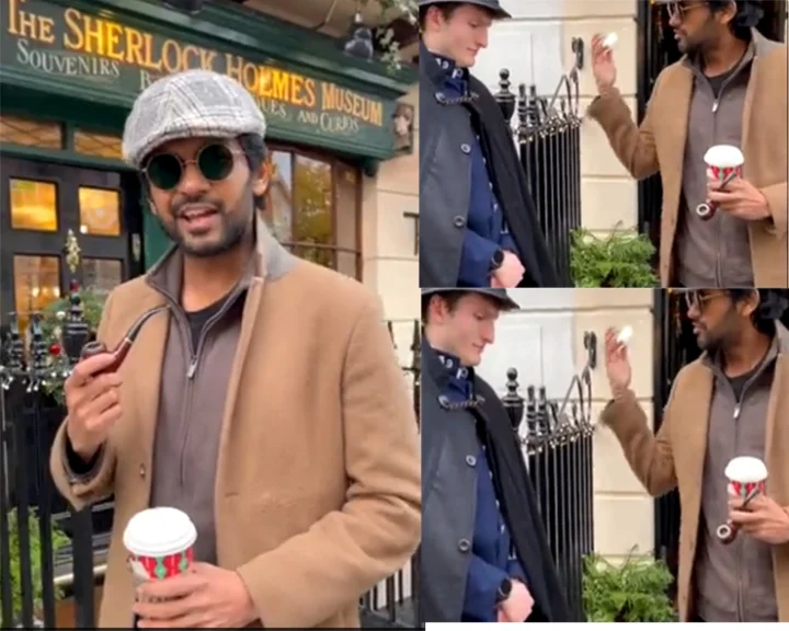 Naveen Polishetty at Sherlock Holmes