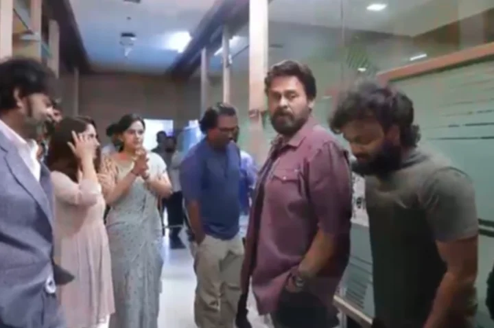 Venkatesh at  Saindhav set