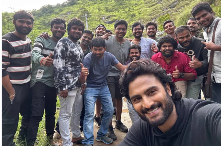 Sudheer Babu on location