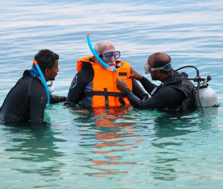 Modi Lakshadweep tour
