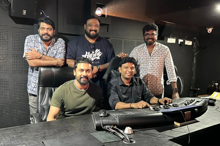 Suriya, director siva in DI house
