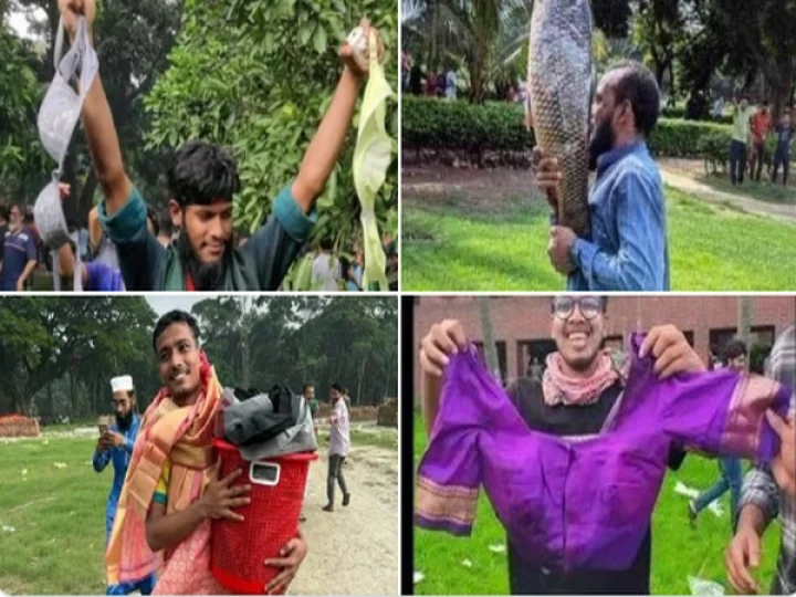షేక్‌ హసీనా నివాసంలో నిరసనకారులు.. చీరలు, జాకెట్లు, లోదుస్తుల్ని కూడా వదల్లేదు..