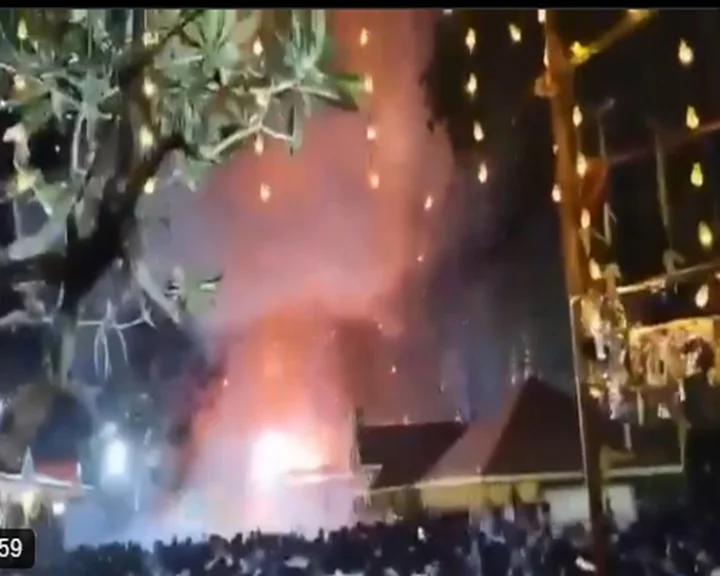 fire works blast