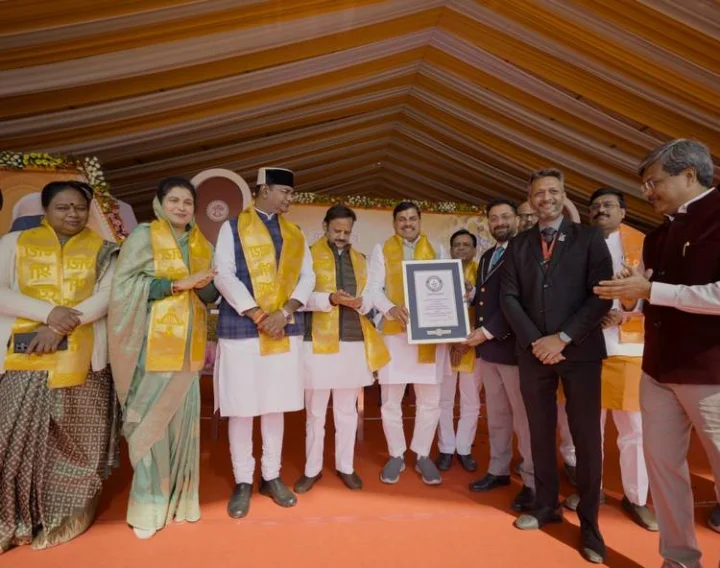 Guinness World Record at International Gita Mahotsav