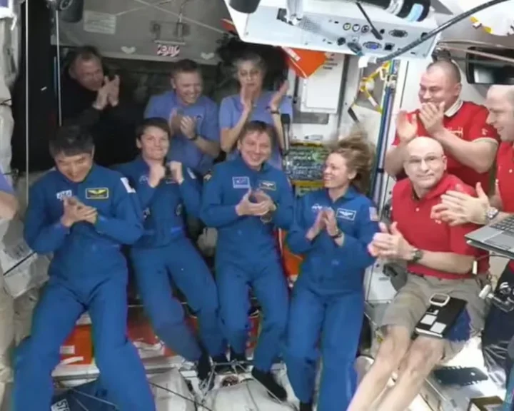 Crew-10 ISS Space Docking