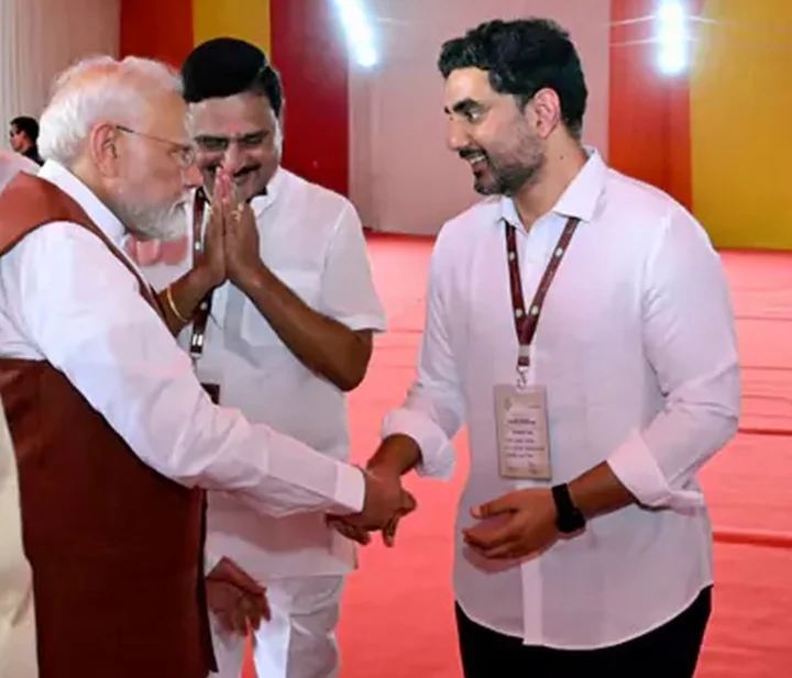 modi - nara lokesh