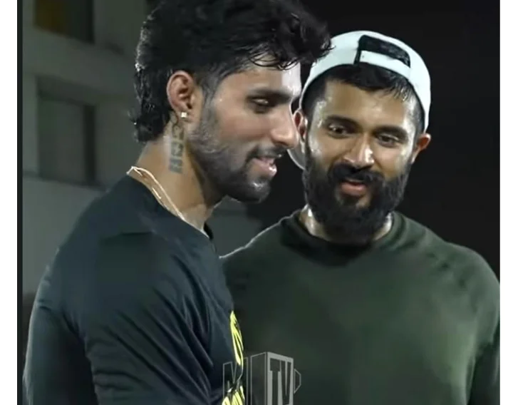 Vijay Deverakonda, cricketer Tilak Verma