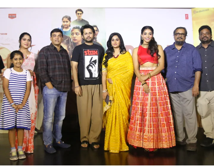 Dil Raju, nitin and  team