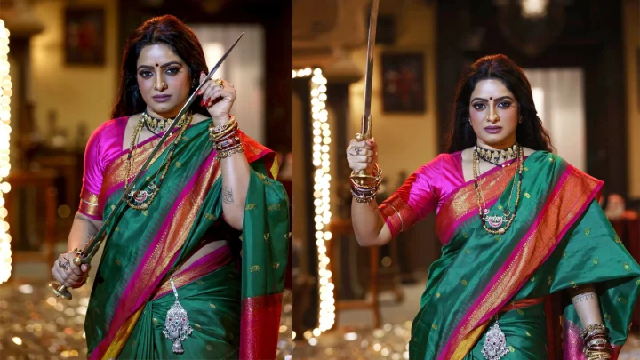 Udaya Bhanu steps in Tribanadhari Barbaric