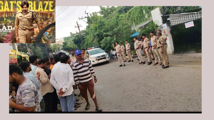 పవన్ కళ్యాణ్ షూటింగ్ లో సినీ కార్మికుల ధర్నా - పోలీసు బందోబస్త్ ఏర్పాటు చేసిన నిర్మాతలు