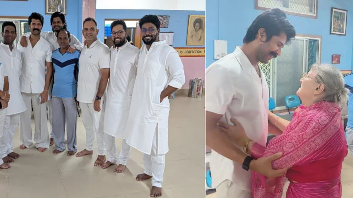 Deverakonda visited Bhagwan Sri Sathya Sai Baba’s Maha Samadhi in Puttaparthi
