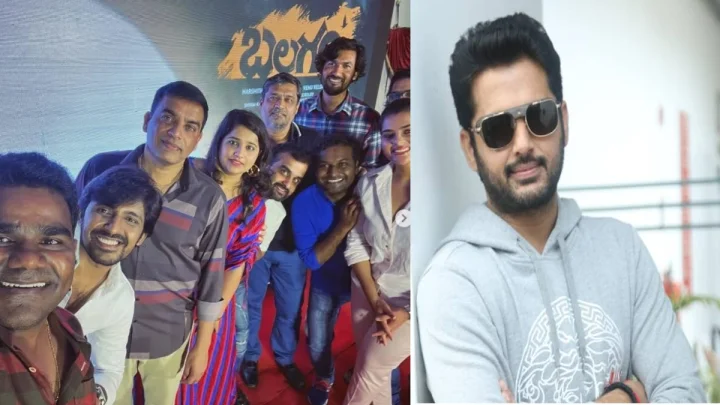 Balagam team and Nitin