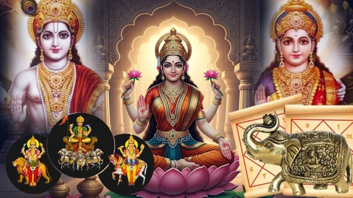 Lakshmi Narayana Raja Yoga, Trigrahi Yoga and Gajakesari Yoga on Diwali