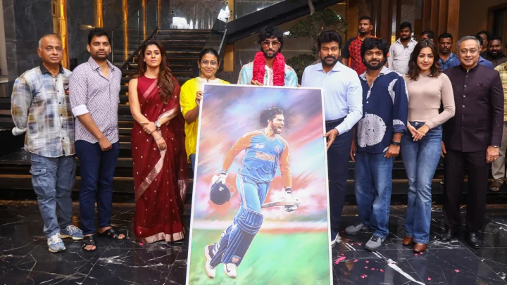 cricketer Tilak Verma on Mana Shankaravara Prasad garu sets