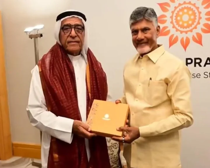 సన్ రైజ్ ఆంధ్రప్రదేశ్ రాష్ట్రంలో పెట్టుబడులు పెట్టండి.. - షరాఫ్ గ్రూపుకు సీఎం బాబు విజ్ఞప్తి (Video)