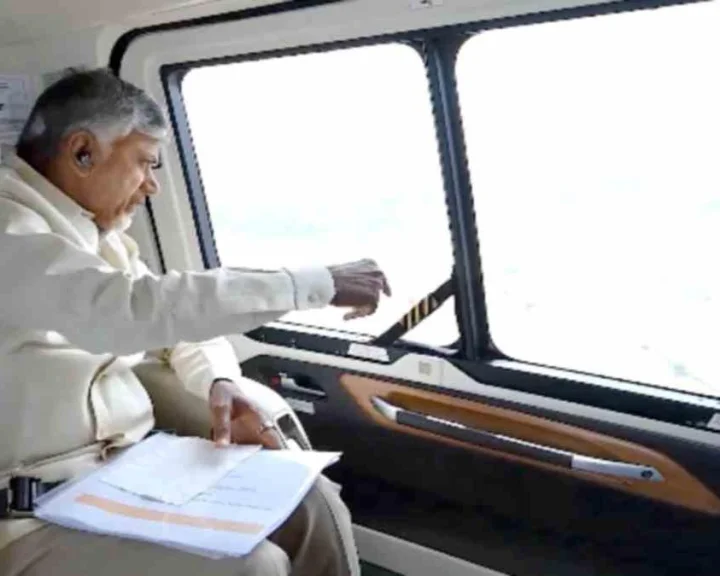 Montha Cyclone: మరో రెండు రోజులు పనిచేయండి.. చంద్రబాబు ఏరియల్ సర్వే (video)