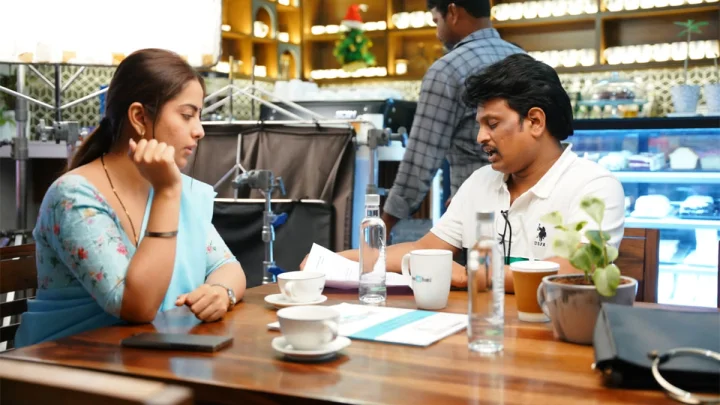 Avika Gor at Ugly Story shooting set