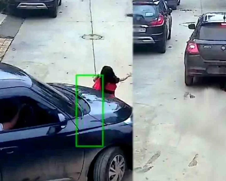 Minor girl: మైనర్ బాలికపై కారు పోనిచ్చాడు.. జస్ట్ మిస్.. ఏం జరిగిందో తెలుసా? (video)