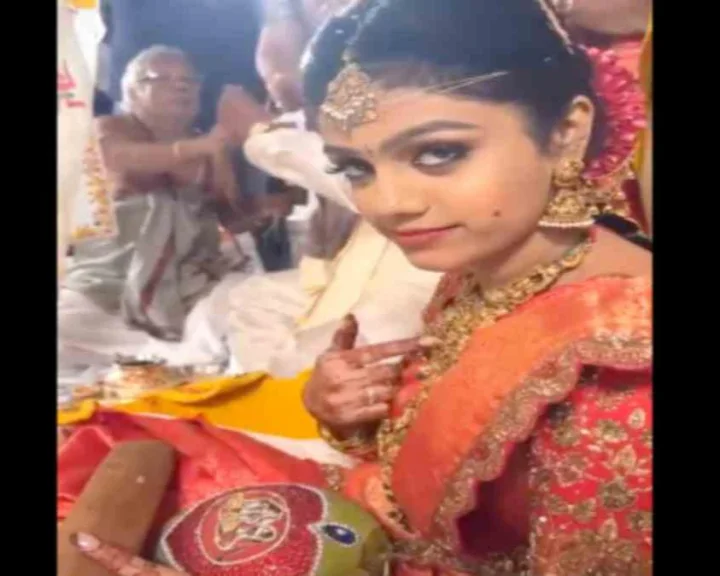 Happy Bride: ఇష్టపడి పెళ్లి చేసుకుంటే అమ్మాయిలు ఇలానే వుంటారు.. (video)