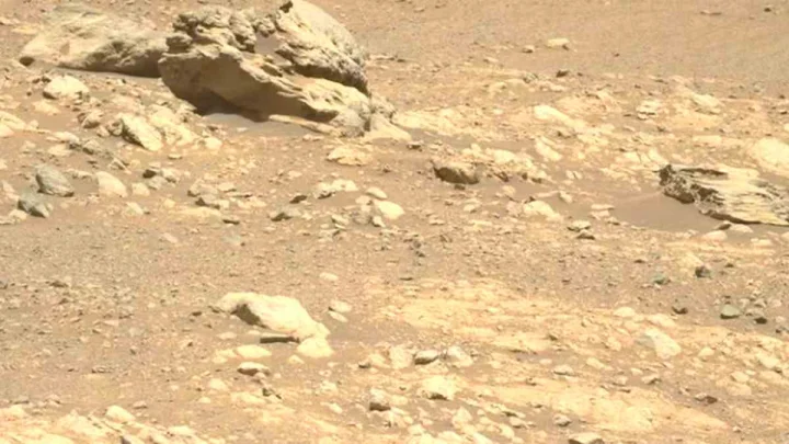 Weird Rock on Mars