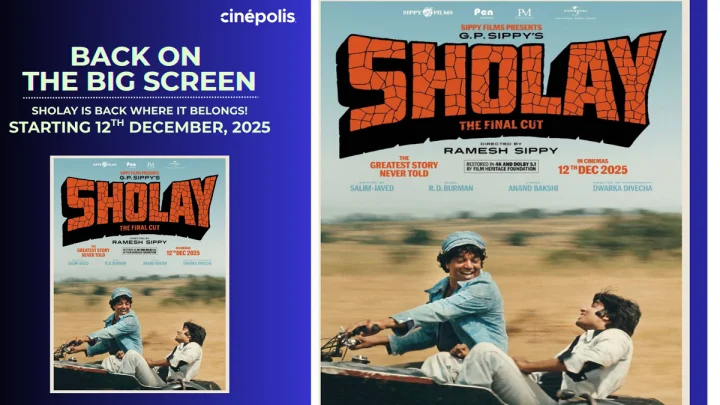 Sholay 4K Digital for Cinepolis India Golden Jubilee