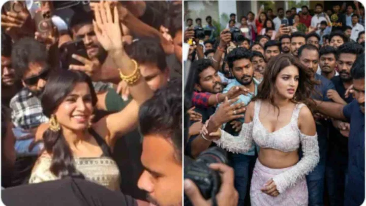 Samantha: నిధి అగర్వాల్ తరహాలో జనంలో చిక్కుకున్న సమంత రూతు ప్రభు