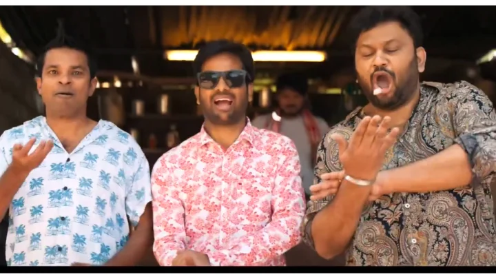 KV Anudeep and his team