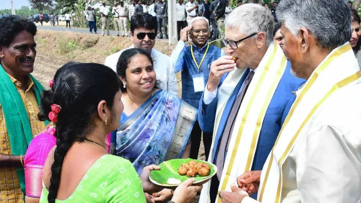 బిల్ గేట్స్‌కి కొబ్బరి చట్నీ, కరకరలాడే అమరావతి పునుగులు
