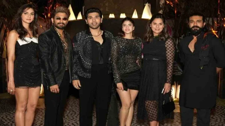 Allu Sirish wedding: అల్లు శిరీష్- నయనిక వెడ్డింగ్.. ఒకే ఫోటోలో చెర్రీ, బన్నీ