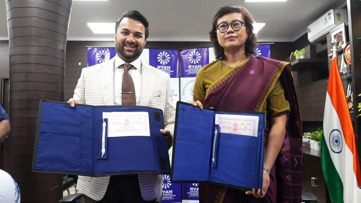 ఫుట్‌బాల్ అకాడమీ విద్యార్థుల విద్య కోసం తెలంగాణ స్పోర్ట్స్ అథారిటీతో ర్యాన్ గ్రూప్ భాగస్వామ్యం