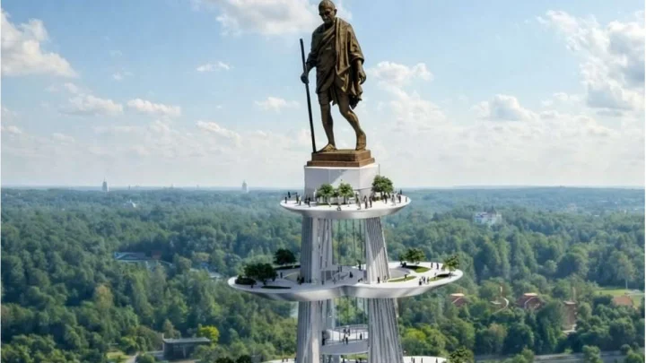 హైదరాబాద్‌లో మహాత్మా గాంధీ విగ్రహ ఖర్చు రూ.5 వేల కోట్లా?