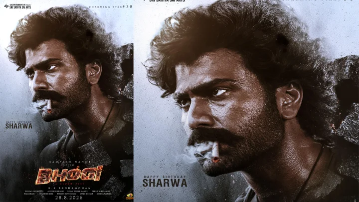 Sharwanand  in a mass look