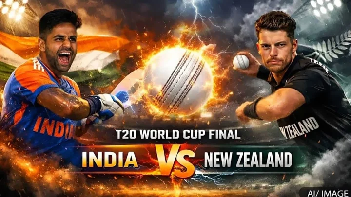 ఐసీసీ టీ20 క్రికెట్ ఫైనల్ మ్యాచ్ : భారత్ బ్యాటింగ్...