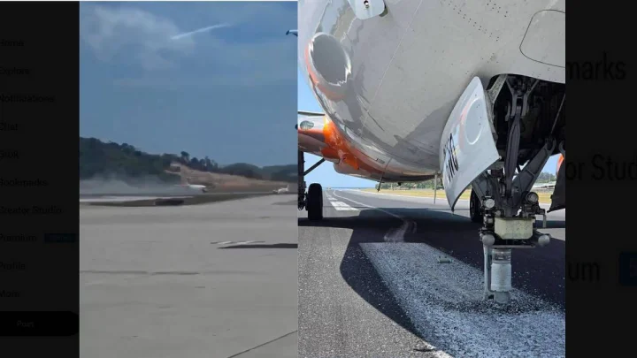 Air India flight narrowly escaped