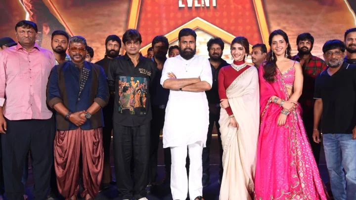 Pawan Kalyan, Harish Shankar, Rashi khanna, Sreeleela, Raashii Khanna and others