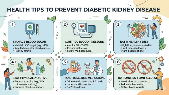 Diabetic Kidney Disease, డయాబెటిక్ కిడ్నీ వ్యాధి నిరోధించేందుకు సింపుల్ టిప్స్