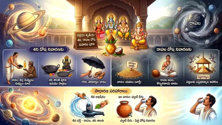 Akshaya Tritiya 2026: అక్షయ తృతీయ రోజున శని, రాహు దోషాలు తొలగిపోవాలంటే ఏం చేయాలి..?
