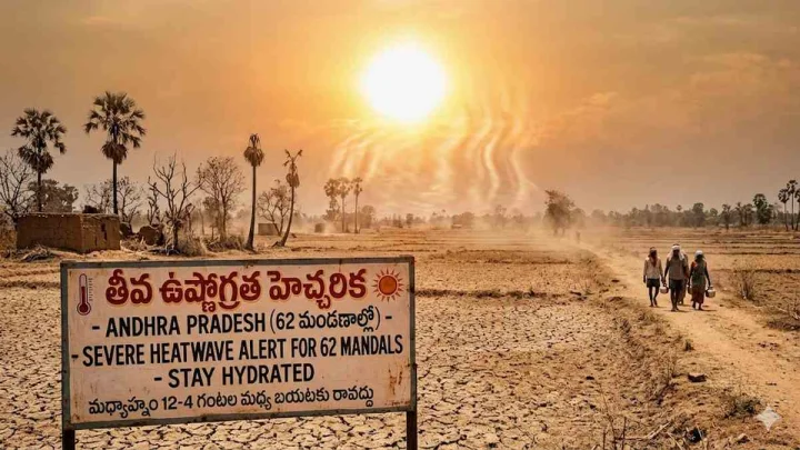 62 మండలాల్లో తీవ్ర వడగాలులు.. ఆంధ్రప్రదేశ్ రాష్ట్ర విపత్తు శాఖ హెచ్చరిక