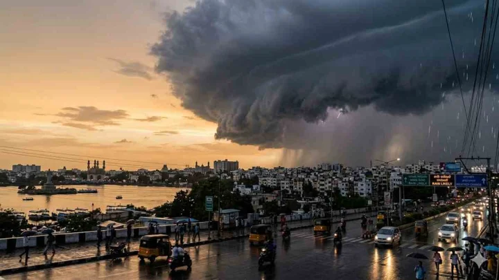 హైదరాబాదులో ఒక్కసారిగా మారిన వాతావరణం.. వర్షాలు కురిసే అవకాశం