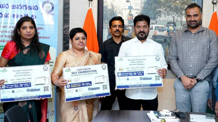 తెలంగాణాలో జనగణనలో వివరాలు నమోదు చేసుకున్న సీఎం రేవంత్ రెడ్డి