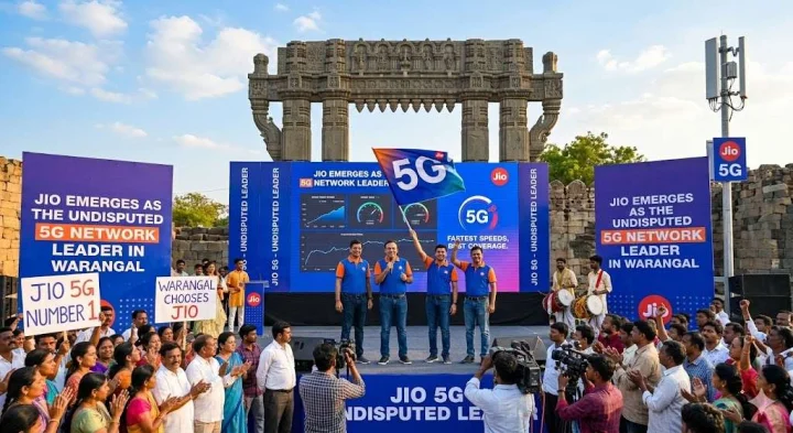 తెలంగాణలో జియో 5జీ నెట్వర్క్ ఆధిపత్యం, ట్రాయ్ పరీక్షల్లో అన్ని ప్రమాణాల్లో అగ్రస్థానం