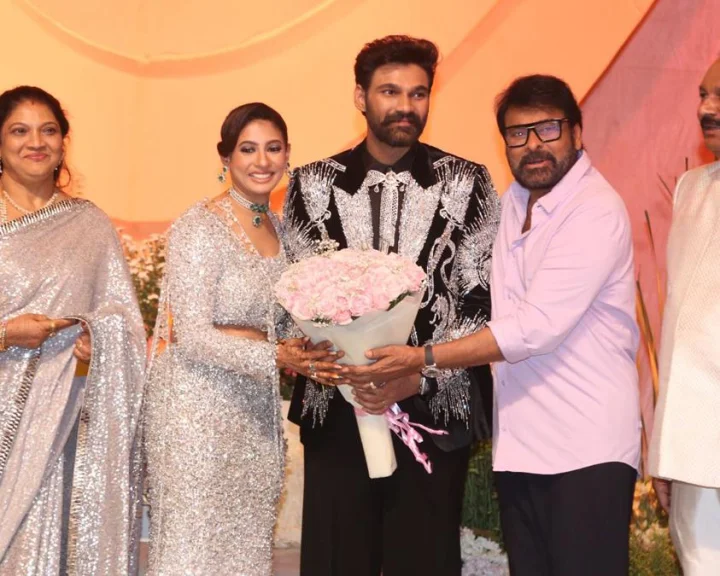 Chiranjeevi: బెల్లంకొండ సాయి శ్రీనివాస్, కావ్యల వివాహ విందులో పాల్గొన్న సినీరంగప్రముఖులు