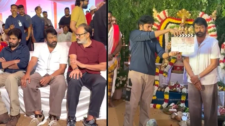 Mega brothers: మెగా బ్రదర్స్ కలయికగా చిరంజీవి మెగా158 సినిమా ప్రారంభోత్సవం