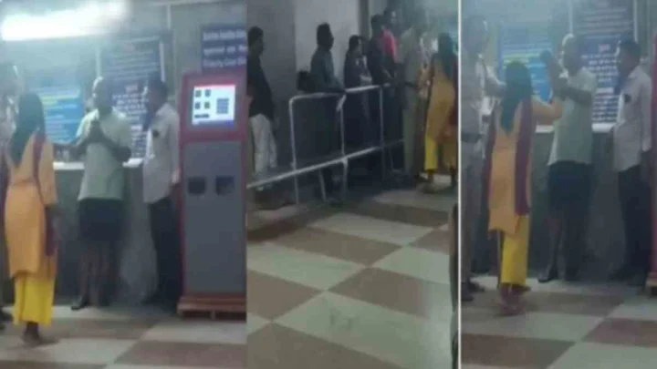 ప్రయాణికుడిని చెప్పుతో కొట్టిన రైల్వే ఉద్యోగిని.. వీడియో వైరల్ సస్పెండ్