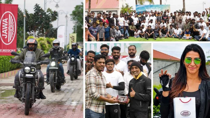 ప్రపంచ మోటార్ సైక్లింగ్ దినోత్సవం సందర్భంగా మోటార్ సైక్లింగ్ స్ఫూర్తితో జావా, యెజ్డీ, బిఎస్ఎ రైడర్లు